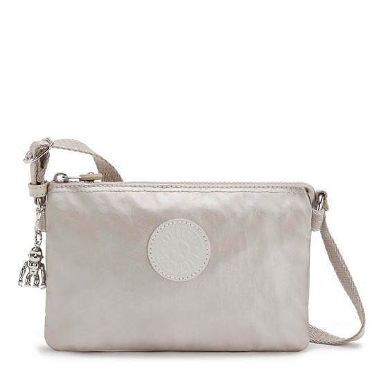 Torba Crossbody Kipling Creativity XB Metallic Beżowe | PL 2110ZU